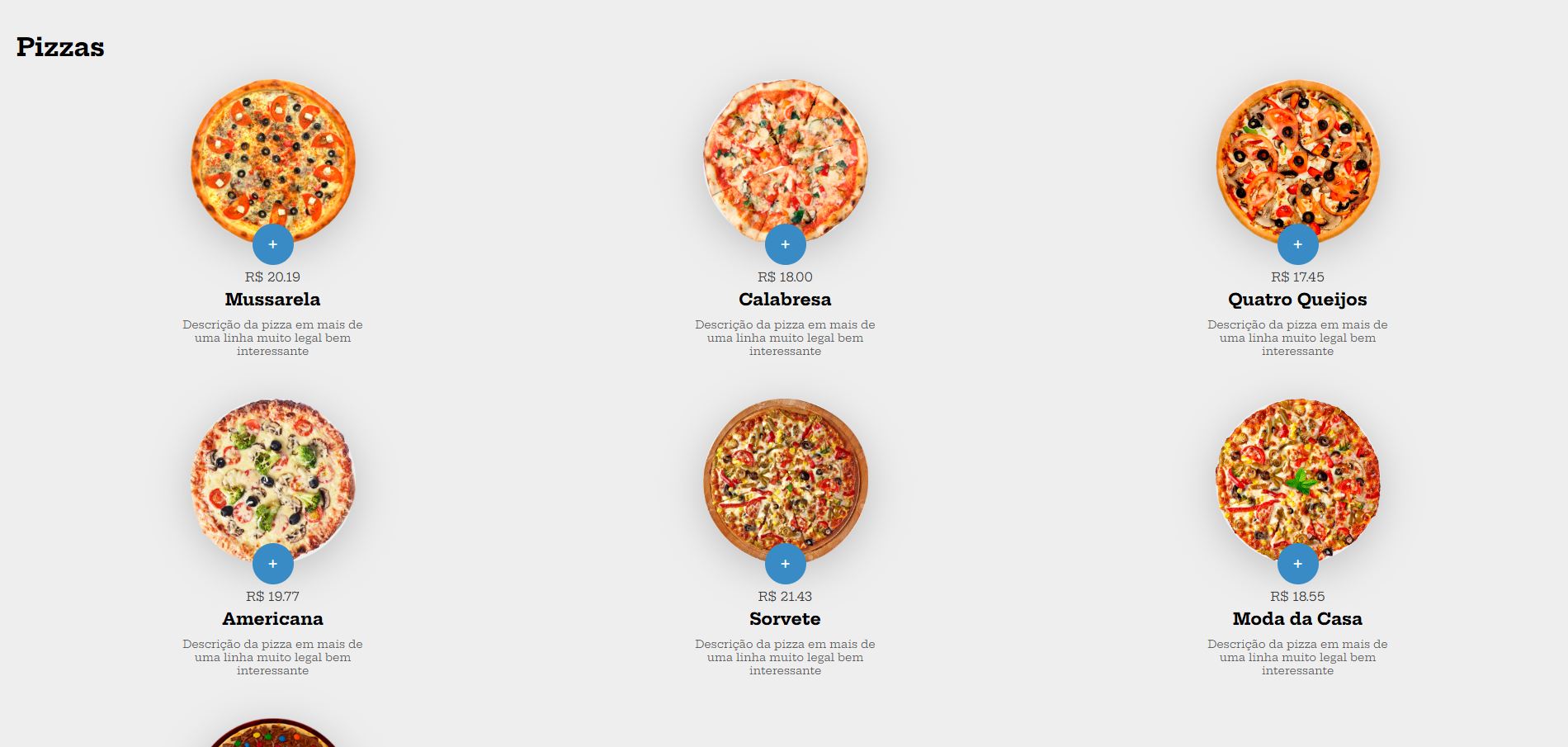 Pizzas